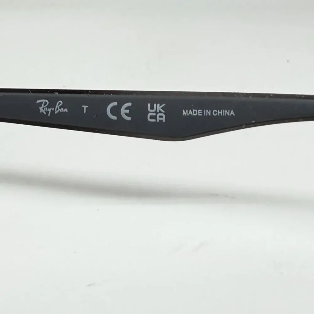 RAY-BAN RB 6335 2855 Silver Eyeglasses Frames Half rim 56-17-145‎ H18654